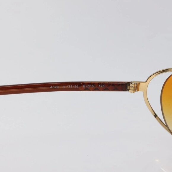 CHANEL Sunglasses plastic Orange CC Auth SW918 - Picture 10 of 13